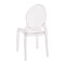 Flash Furniture Transparent Crystal Extra Wide Ghost Chairs, PK4 ZH-GHOST-OVR-4-GG - alternate 7
